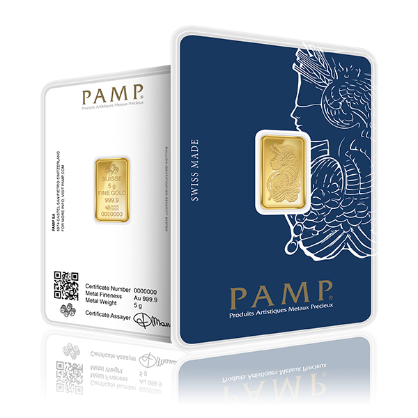 5g PAMP Investment Gold Bar (999.9)