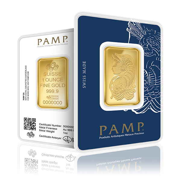 1 Ounce PAMP Investment Gold Bar