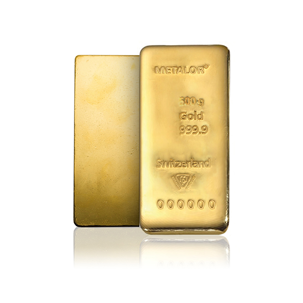 500g Metalor Investment Gold Bar (999.9)