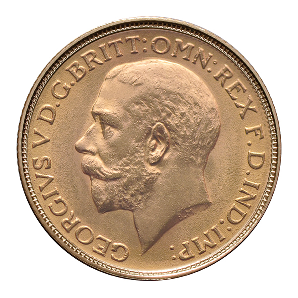 Half Gold Sovereign (King George V)