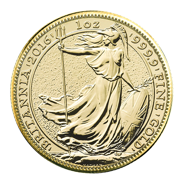 1 Ounce Gold Britannia Coin (Mixed Years)