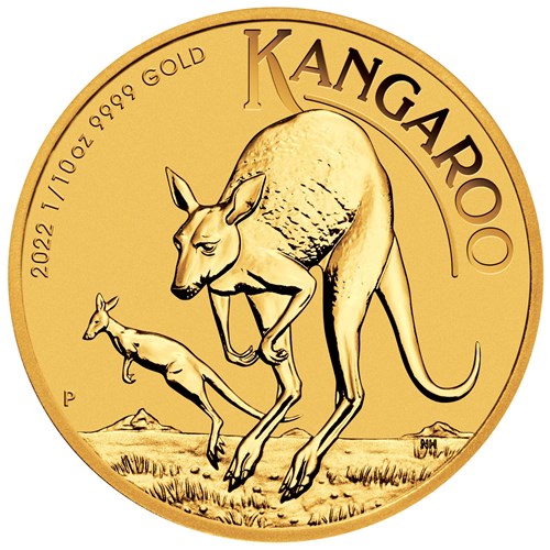 1/10th Ounce Gold Australian Kangaroo