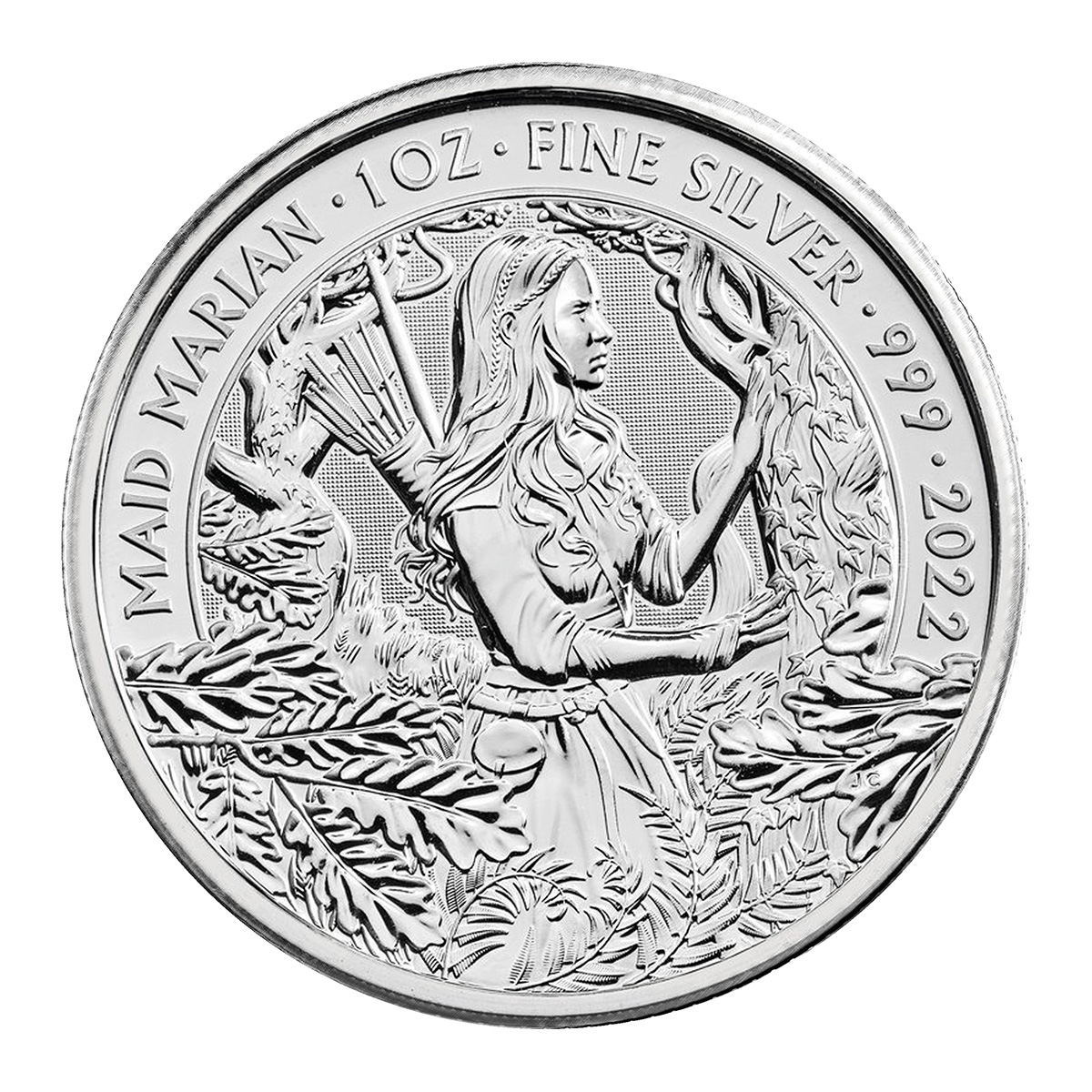 1 Ounce Silver Maid Marian (2022)