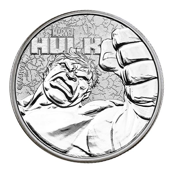 1 Ounce Silver Hulk (Marvel Series)