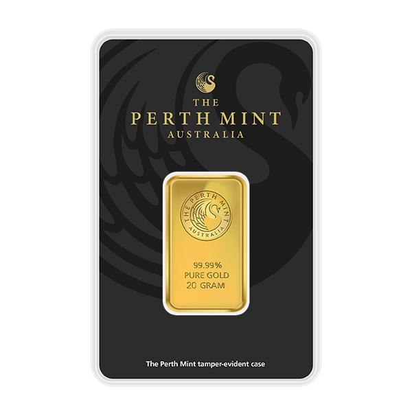 20 Gram Perth Mint Investment Gold Bar (999.9)