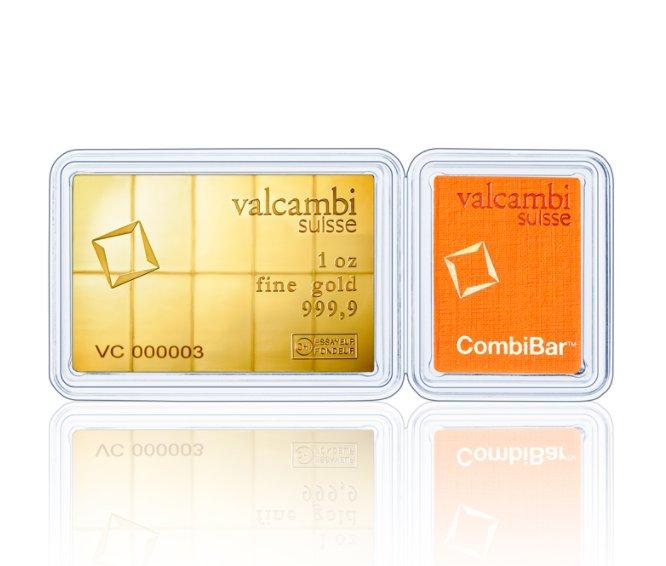 5 x 1g Valcambi Investment Gold CombiBar