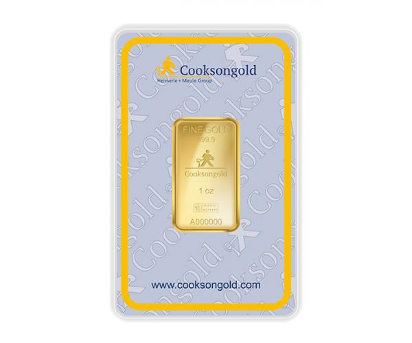 1 oz Heimerle + Meule Investment Gold Bar (999.9)