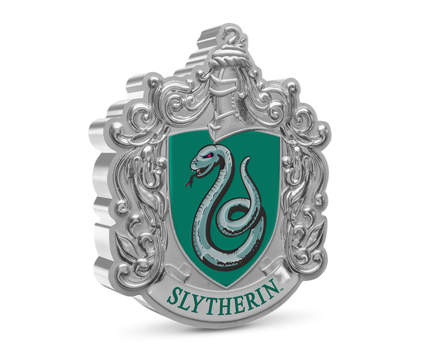 1 Ounce Silver Harry Potter Slytherin Crest