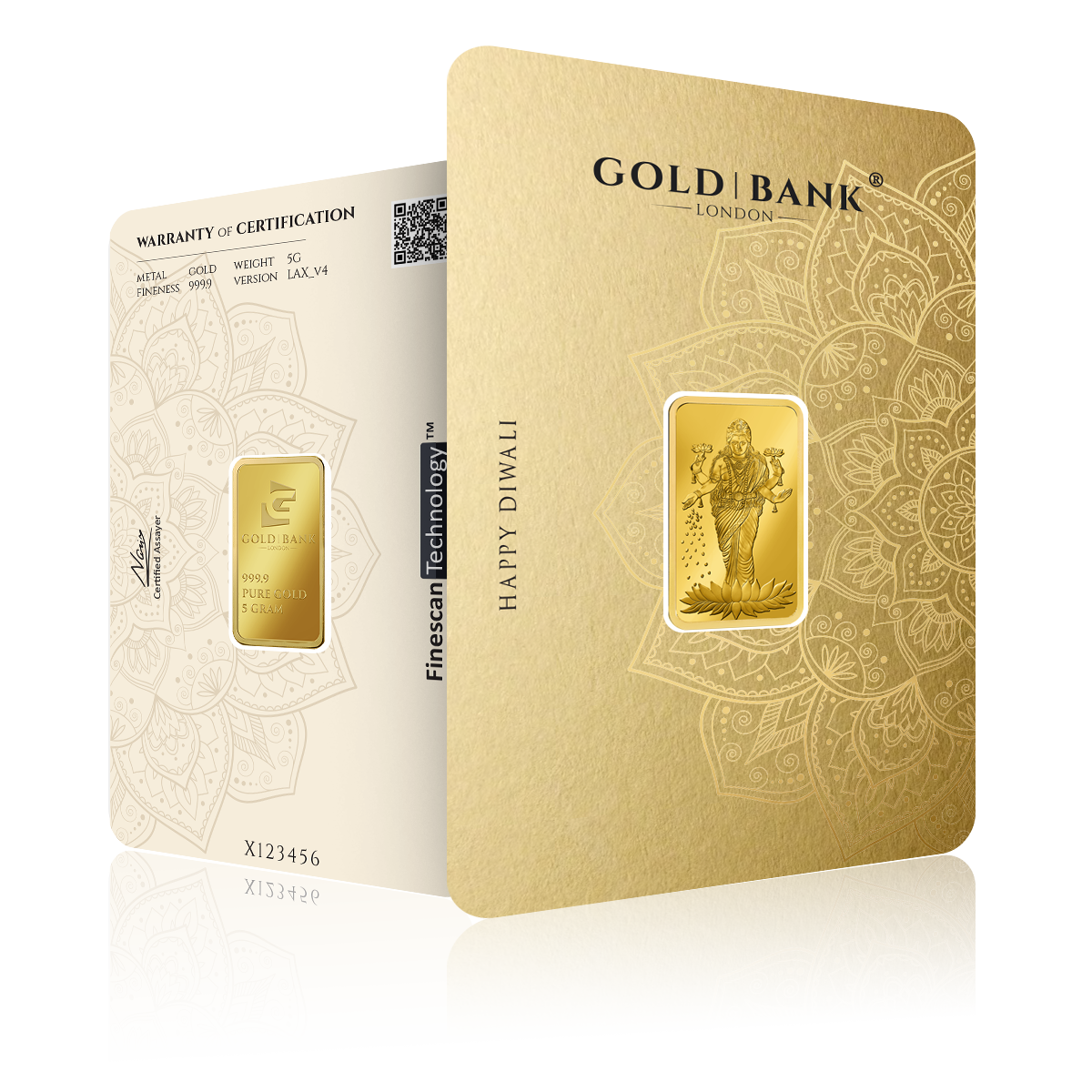 5g Golden Laxmi Investment Gold Bar (2023)